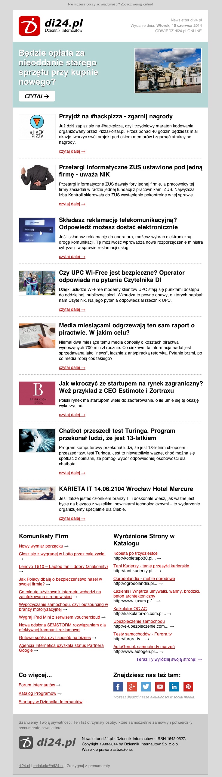 Newsletter DI